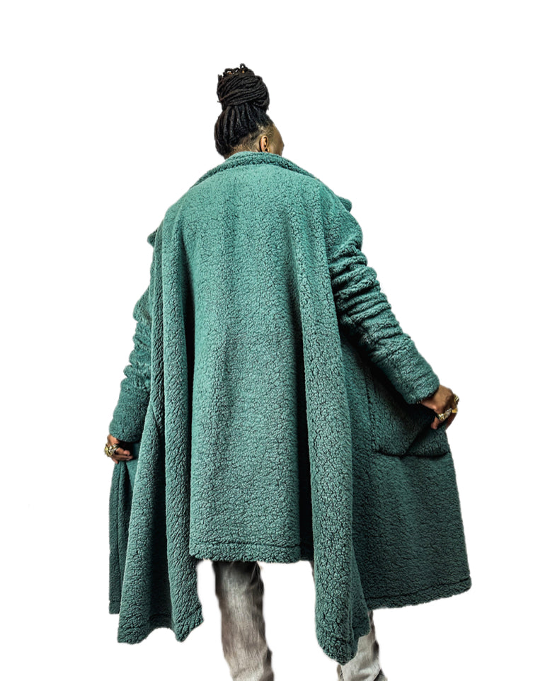 Oversized Sherpa Teddy Coat